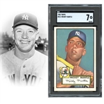 1952 Topps #311 Mickey Mantle SGC 7 NM