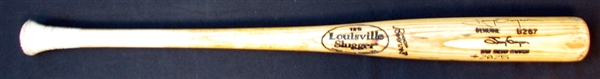 1998 Tony Gwynn Game-Used and Signed Louisville Slugger Bat Used for Career Hit #2825 PSA/DNA GU 10