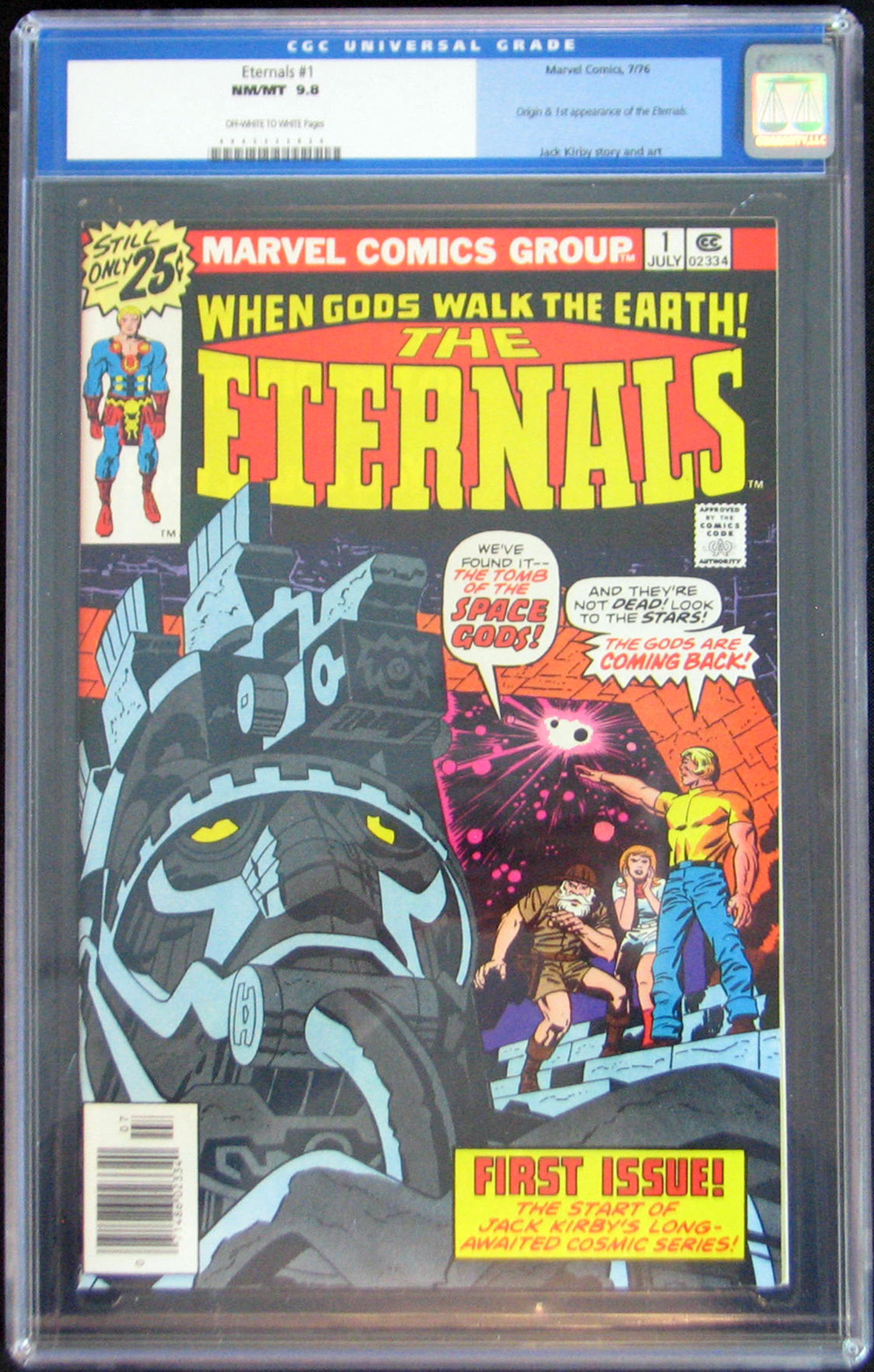 Lot Detail - Eternals #1 (Marvel Comics, 1976) CGC NM/MT 9 ...