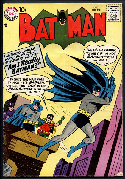 Batman Comics #112 (DC, 1957)