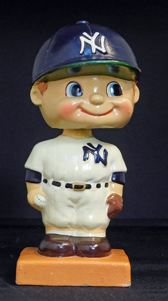 1960-61 New York Yankees Square Base Bobbing Head Doll