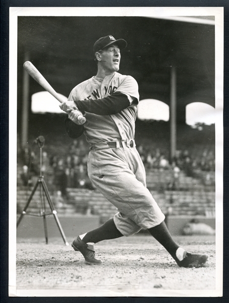 1938 Lou Gehrig Type I Original Photograph PSA/DNA 