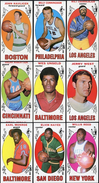 1969 Topps Basketball Near Complete Set (95/99)