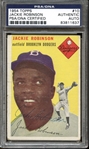 1954 Topps #10 Jackie Robinson Autographed PSA/DNA AUTHENTIC