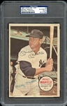 1967 Topps Pin-Ups #6 Mickey Mantle Autographed PSA/DNA AUTHENTIC