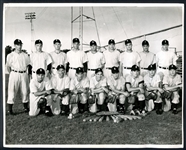 1949 Independence Yankees Class D Type I Original Photograph Featuring A Seventeen Year Old Mickey Mantle