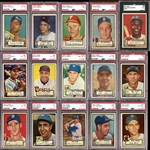 1952 Topps Complete Set with Many Graded Cards