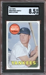 1969 Topps #500 Mickey Mantle White Letters SGC 8.5 NM/MT+