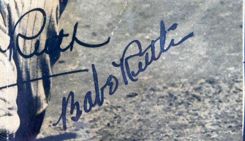 Lot Detail - 1934 R310 Butterfinger Babe Ruth Autographed PSA/DNA