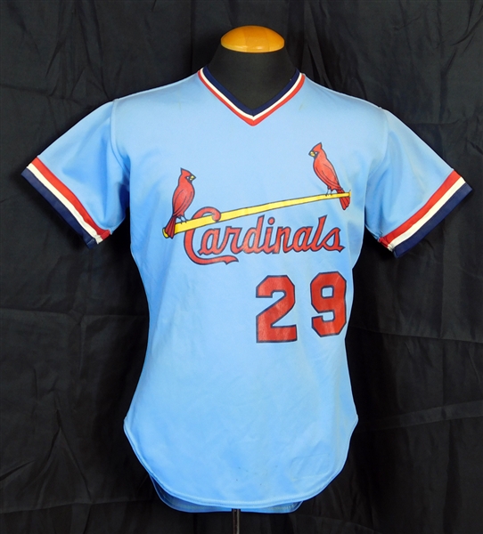 1985 St. Petersburg Cardinals Tom Amante/Ted Carson Game-Used Jersey
