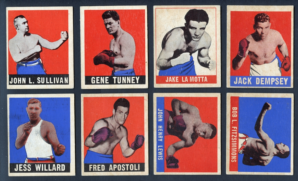 1948 Leaf Boxing Group of (26) Mostly HOFers
