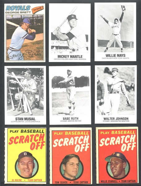 1960-1981 Esoteric Baseball Card Group of Over (200) with Stars and HOFers