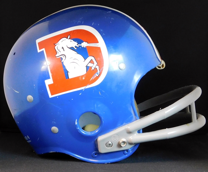 1970 Denver Broncos Game-Used Helmet