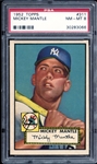 1952 Topps #311 Mickey Mantle PSA 8 NM/MT