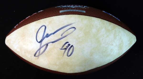 Jevon Kearse Signed Super Bowl Commemorative Football JSA