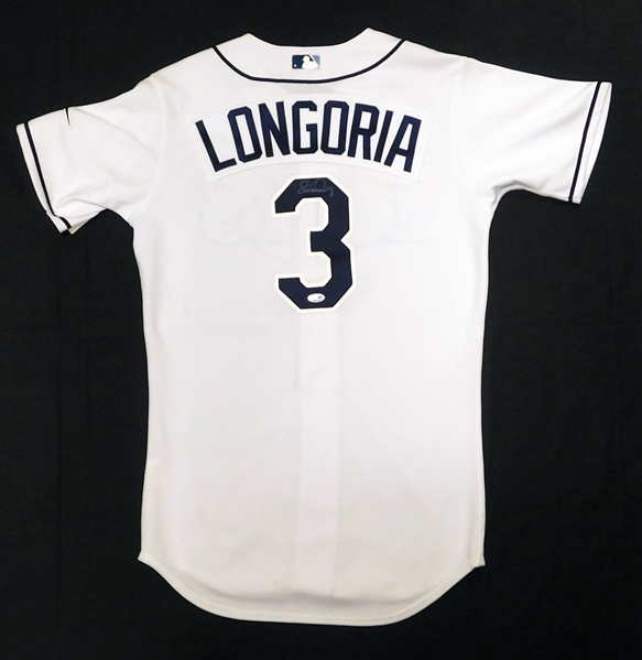 Evan Longoria Signed Tampa Bay Rays Jersey PSA/DNA