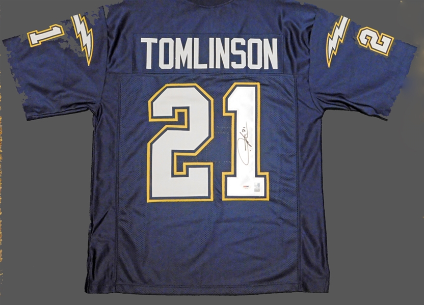 LaDainian Tomlinson Signed San Diego Chargers Jersey PSA/DNA