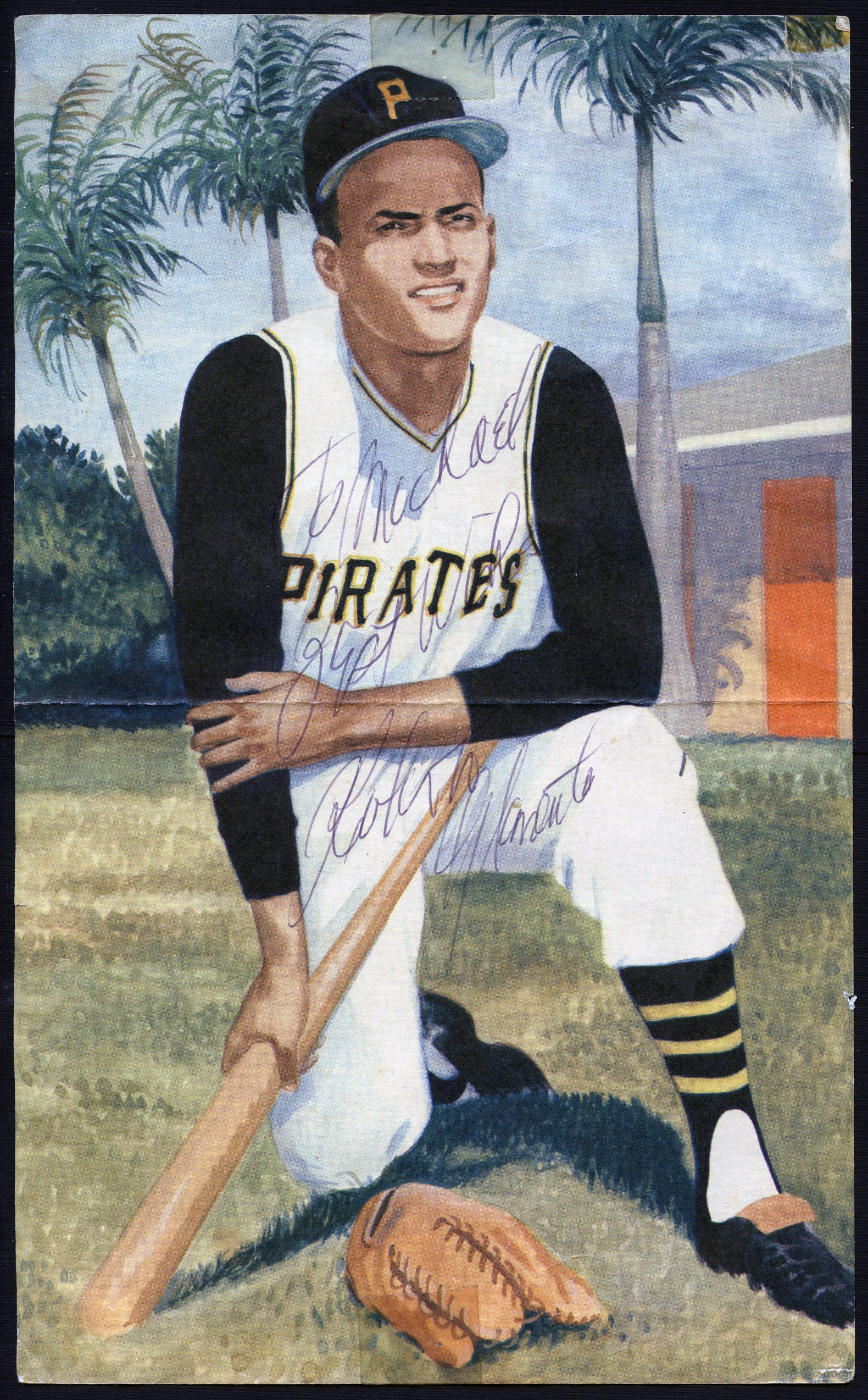 roberto clemente drawing