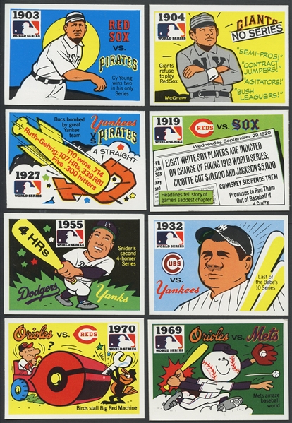 1970-1971 Fleer World Series Hoard of Over (1200) High Grade Baseball Cards