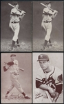 1939-46 Exhibits Salutation Group of Eight (8) Including DiMaggio (2) & Williams