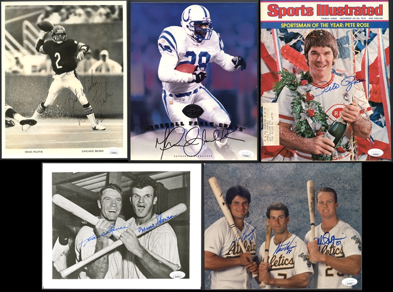 Multi-Sport Autograph Group of (113) Items with Stars and HOFers