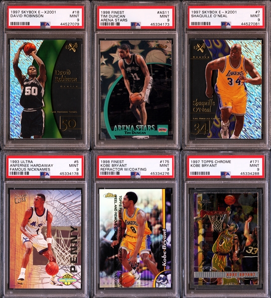 1990s Basketball Group of (20) All PSA Graded