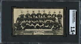 1913 Fatima Cigarettes T200 Cincinnati Nationals SGC 1.5