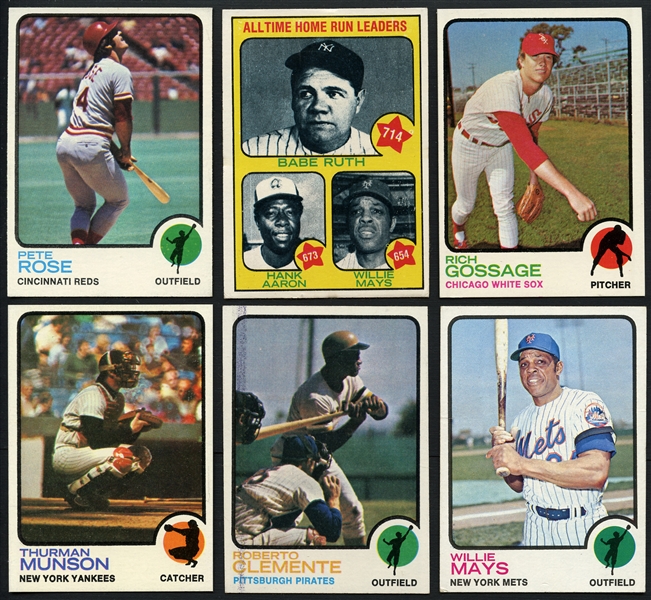 1973 Topps Baseball Complete Set with PSA Graded
