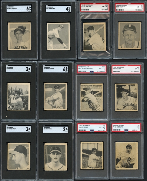 1948 Bowman Complete Set Completely Graded