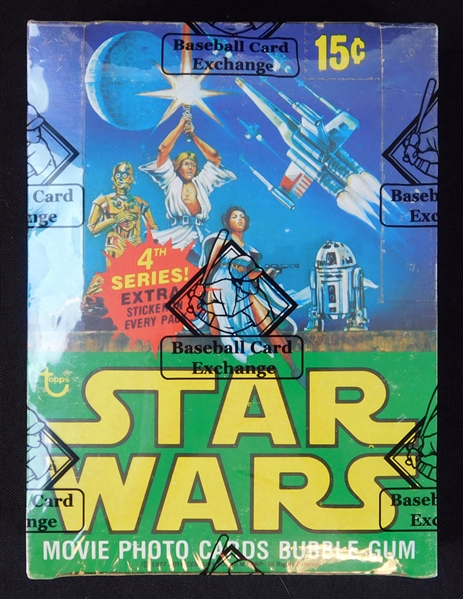 1978 Star Wars Series 4 Full Unopened Wax Box BBCE