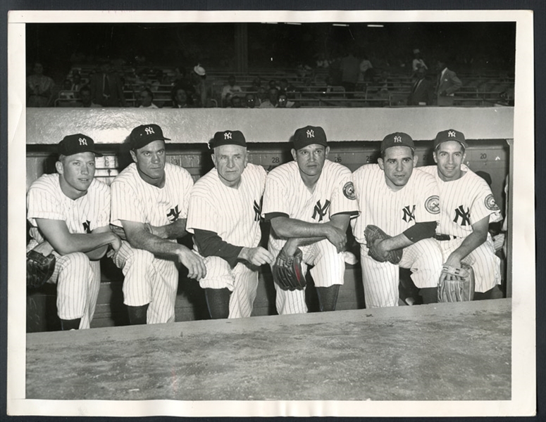 1952 New York Yankees All Stars Type I Original Photograph PSA/DNA