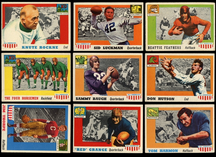 1955 Topps All American Complete Complete