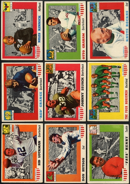 1955 Topps All American Football Near Complete Set (98/100)
