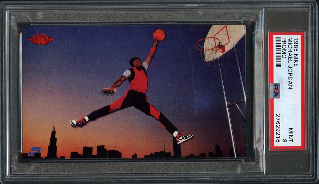 1985 Nike Michael Jordan Promo PSA 9 MINT