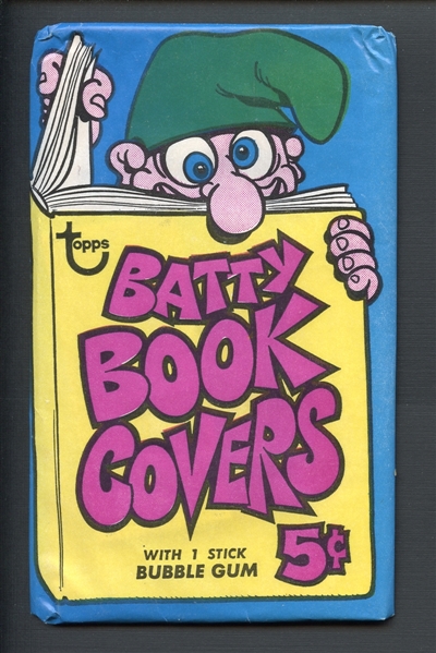 1968 Batty Book Covers Unopened Wax Pack