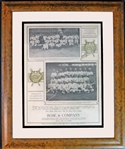 Incredibly Scarce And Possibly Unique 1915-16 Rose and Company Clothiers World Series Champions Advertising Display Featuring Babe Ruth- A Paul Thompson Image