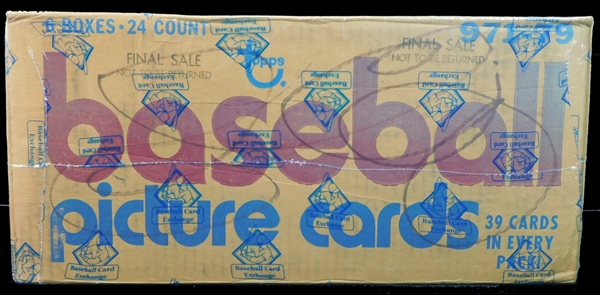 1979 Topps Baseball 6-Box Rack Case Factory Sealed BBCE