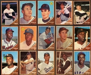 1962 Topps Higher Grade Near Complete Set (594/598) w/ All Green Tints & Pose Variations