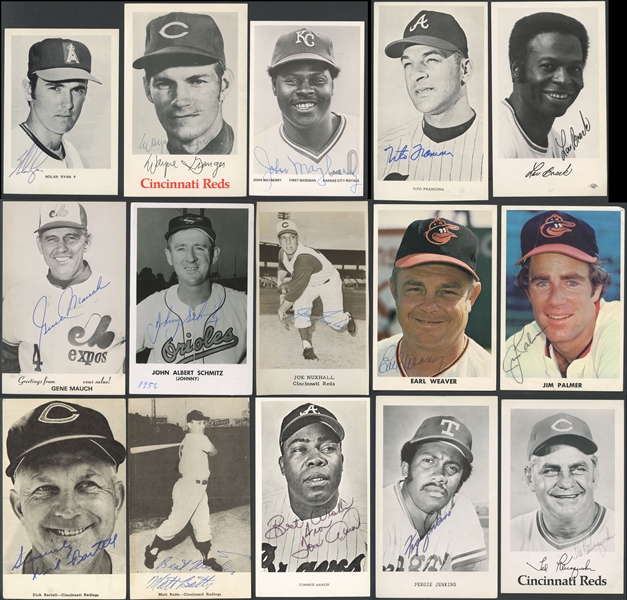 Large Autograph Collection of Team-Issues Photos & Postcards (175+)