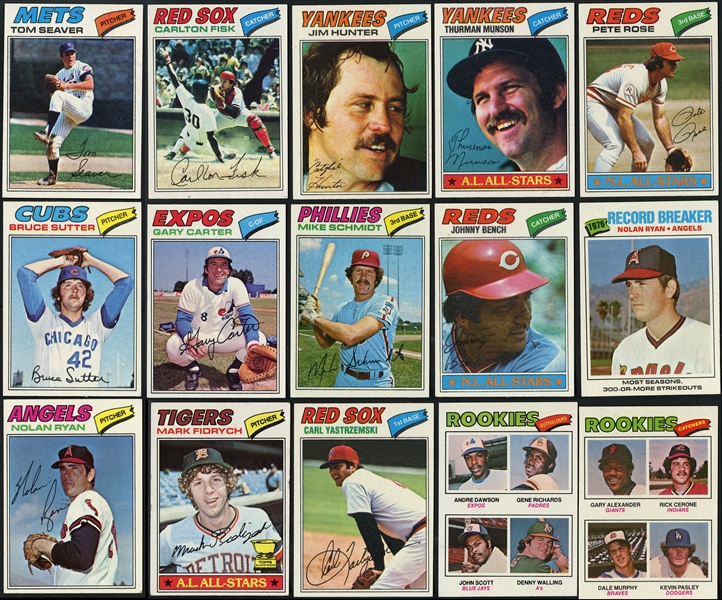 1977 Topps Baseball Complete Set 