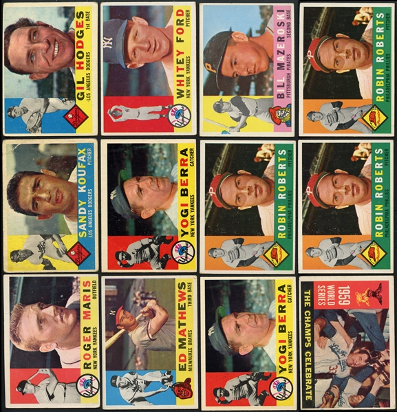 1960 Topps Shoebox Collection Over 300 w/ Koufax