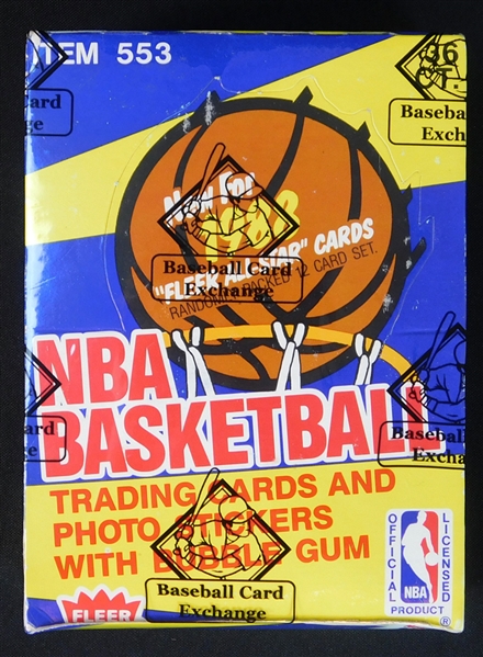 1988 Fleer Basketball Full Unopened Wax Box