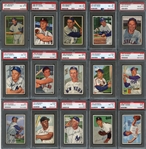 1952 Bowman Exceptionally High Grade Complete Set  #10 on PSA Set Registry with 8.091 GPA