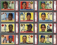 1955 Topps Exceptionally High Grade Complete Set #12 on PSA Set Registry with 8.001 GPA