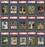 1950 Bowman Baseball Set #5 Current Finest on PSA Set Registry at 8.081