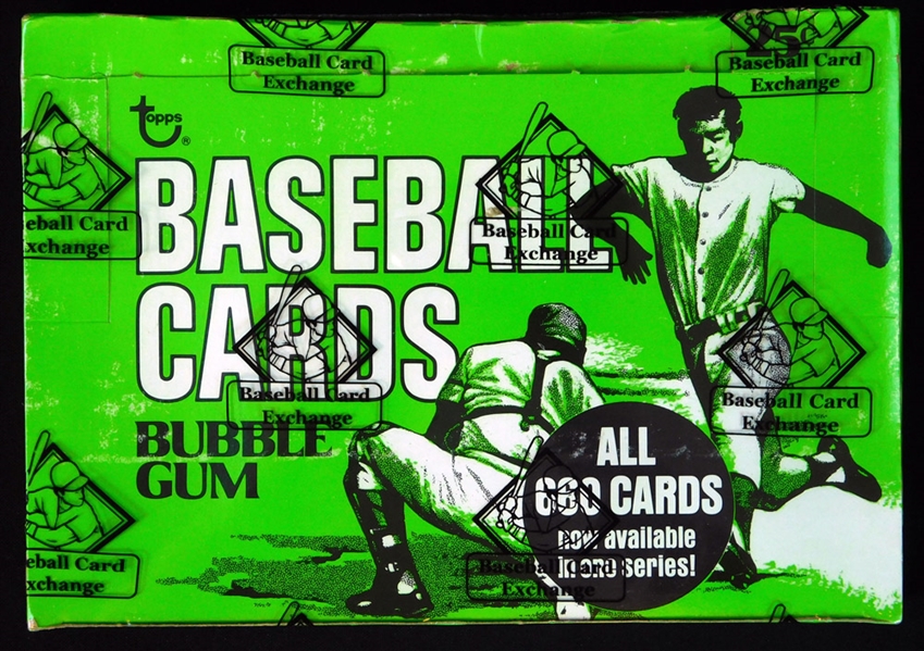 1975 Topps Baseball Full Unopened Cello Box BBCE