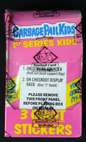 1986 Topps Garbage Pail Kids Unopened Series 1 Giant Stickers Box (BBCE)