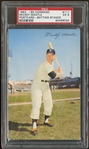 1953-55 Dormand #111 Mickey Mantle Postcard Batting Stance PSA 5 EX