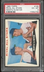 1960 Topps #160 Mickey Mantle Ken Boyer Rival All Star Rivals PSA 6 EX-MT