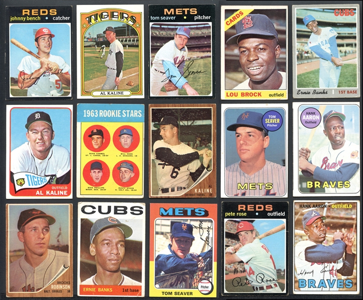 1950s-70s Topps Star Card Group of (75) 